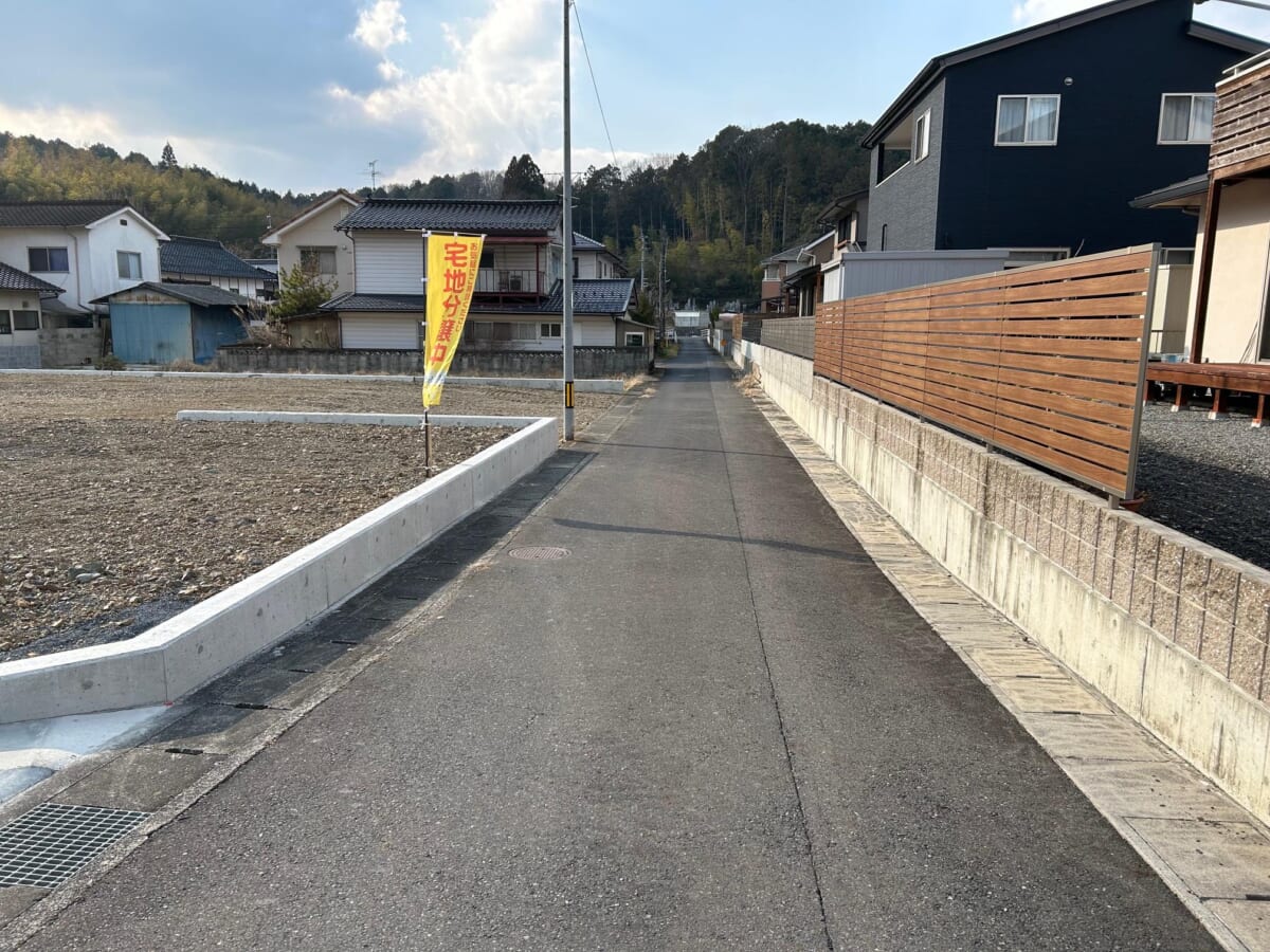 鏡野町竹田  4区画分譲地　B号地販売中